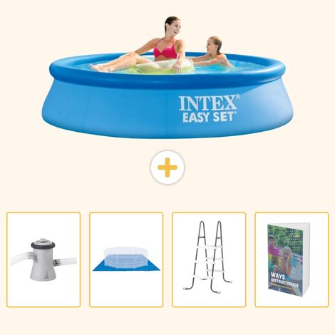 Intex Piscine Easy Set Ronde - 244x61 cm - 5-pièces SCB106 (1/5)
