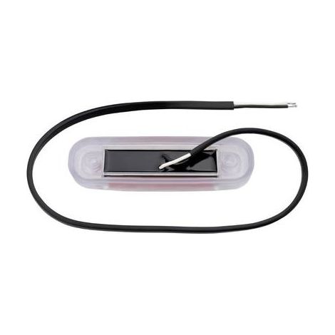 FEU DE GABARIT ARRIÈRE ROUGE SECORÜT 90046 TRANSPARENT EXTRÊMITÉS DE CÂBLE OUVERTES 12 V, 24 V (1/7)
