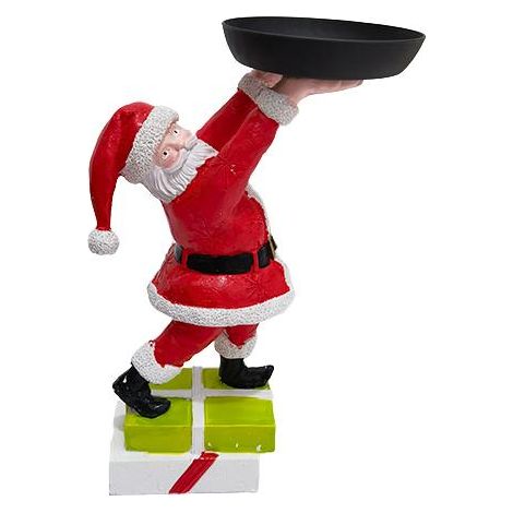 Porte-Bonbons Sapin de Noël en Résine, Support à Fruits et Snacks pour Fêtes, Plateau de Service Décoratif (1/5)