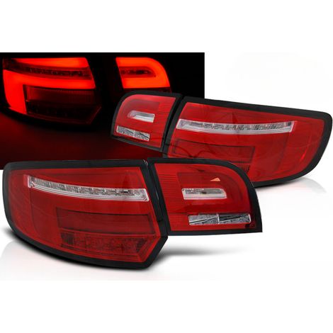 Paire de feux arriere Audi A3 8P sportback de 2003 a 2008 FULL LED rouge et blanc (1/5)