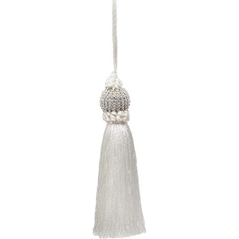 Nappa natalizia, pendaglio per albero di natale h 15 cm -Bianco (1/4)
