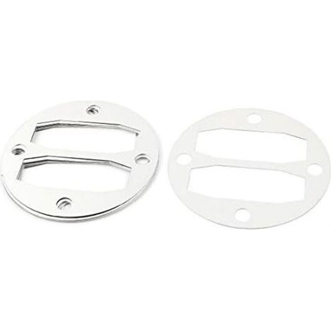 Lot de 15 rondelles de joints de culasse en aluminium 72 mm – Accessoire pour compresseur – Épaisseur 0,2 mm – Diamètre trou 7 mm