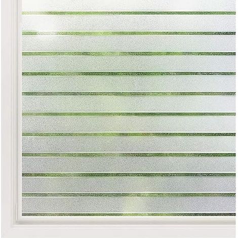 2PCS Stickers pour Fenetre Rayure Film Vitre Anti UV Film de Protection Fenetre 90 × 200 CM pour Decoration Salle de Bain Maison Bureau Cuisine (1/5)