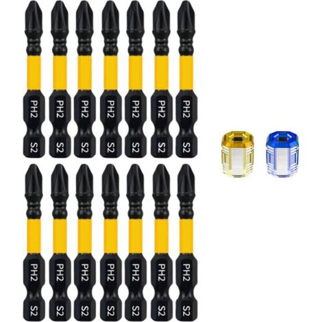 Embouts pour visseuse, 14 embouts/PH2/acier allié/aimanté (1/5)