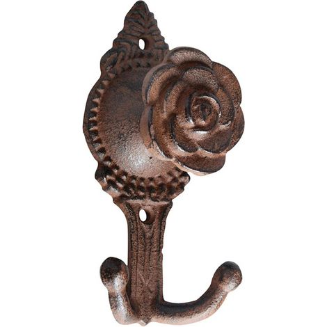Rustikaler, rosafarbener Gusseisengriff, 13,9 cm (1/3)