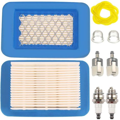Kraftstofffilter-Zündkerzen-Luftfilter-Set für Echo PB-580T PB403 PB403H PB403T PB603 PB413 PB-413H PB-413T PB-500H PB-500T PB-580H PB-620 PB-650H PB-755SH Rucksack-Laubbläser