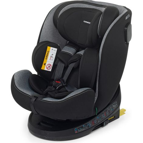Foppapedretti Siège Auto Circle I-Size Siège Pivotant 360° Isofix 40-150 cm 0-12 Ans ECE R129 Carbon (1/4)