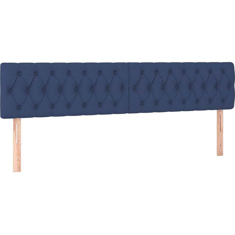 Maison Exclusive - Cabeceros tela azul 180x7x78/88 cm (1/5)