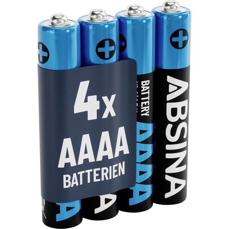 Absina  Mini (AAAA)-Batterie Mini (AAAA)  Alkali-Mangan 1.5 V 500 4 St.