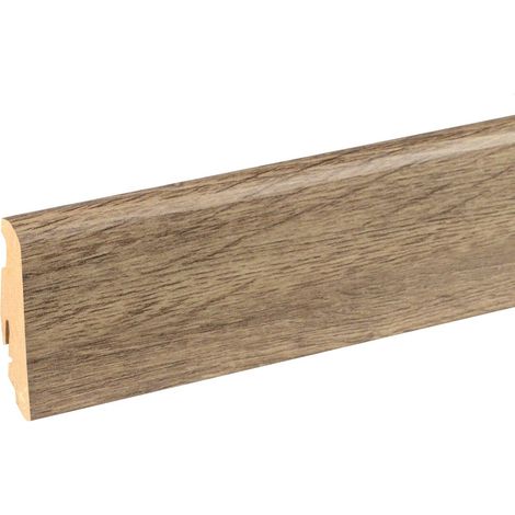 Neuhofer Fußleiste 240 cm x 58 x 19 mm eiche graubraun Sockelleisten & Fußleisten (1/3)