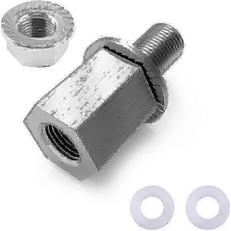 Adaptateur d'attelage robuste pour remorque de vélo avec vis de connexion argentée pour un remorquage sécurisé (1/5)