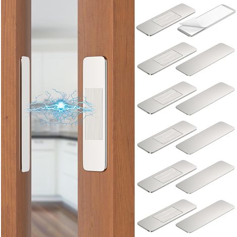 Lot de 6 Aimant Porte pour Placard Aimant Fermeture Loquet Magnétique (1/5)