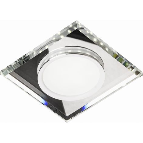 Lámpara de techo LED Candellux SSP, de cristal, con dos circuitos LED. (1/2)