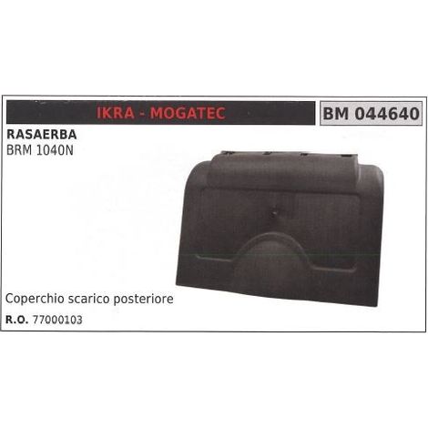 Tapa del tubo de escape trasero IKRA cortacésped BRM 1040N 044640
