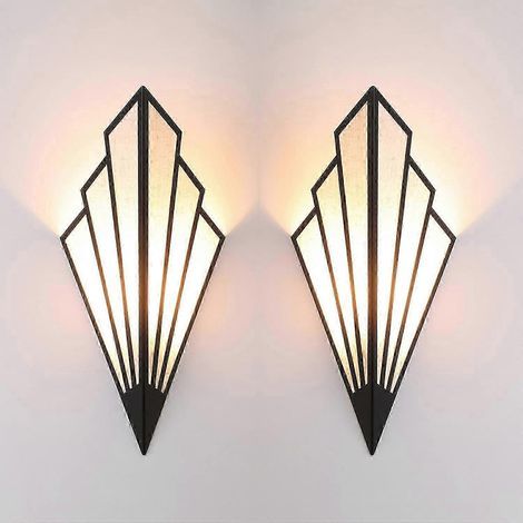 Applique murale moderne, simple et créative, pour chambre, couloir ou salon. Douille E12, style Art déco. (1/5)