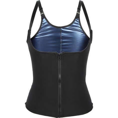 Veste de sport femme fitness respirante et élastique pour brûler les graisses et affiner la silhouette - Taille 2XL/3XL (1/5)