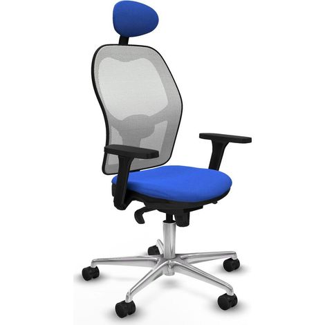 piqueras-y-crespo Ergonomischer Bürostuhl Blau Bequem (1/3)