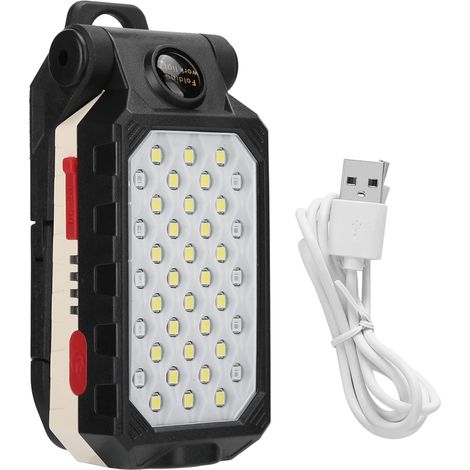 Lampe de travail LED rechargeable magnétique 2200 mAh 4 modes USB (1/5)