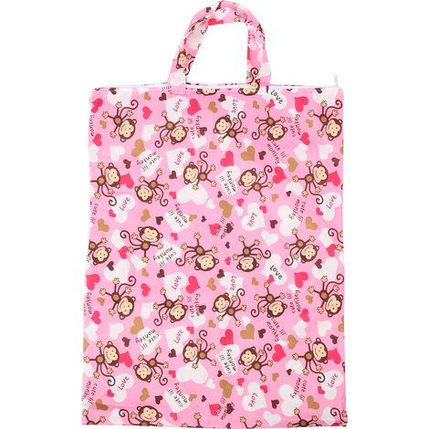 Sac imperméable et lavable grande capacité pour goûter, sac à provisions réutilisable, organisateur de couches A60-2 (1/5)