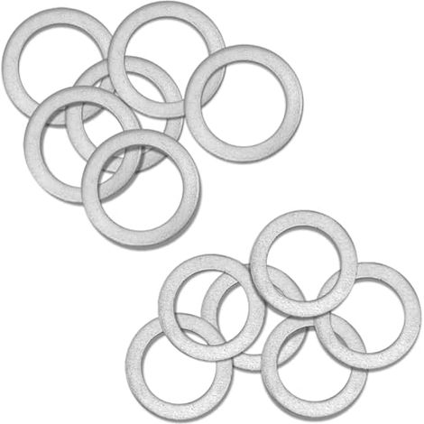 Lot de 12 joints de bouchon de vidange 20 mm + 18 mm - Joint de rondelle d'écrasement en cuivre pour joint de vidange d'huile Acura PN OEM PN de pièce : PN 94109-2000 (6 pièces) 90471-PX4-000 (6 (1/5)