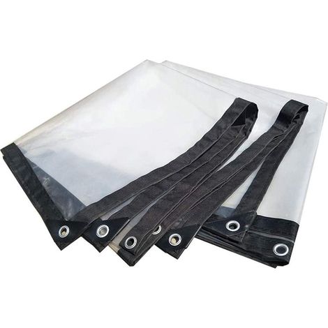 Bâche imperméable transparente - 2x3 m - Protection UV hydrofuge - 1 pièce - Transparent (1/5)