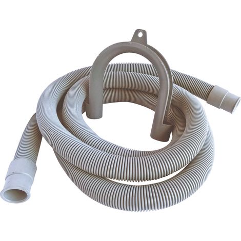 Flexible de vidange avec embout de raccordement + crosse de maintien - L = 1,5m (1/5)