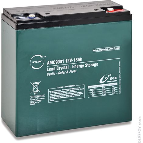NX - Batterie lead crystal 6-CNFJ-18 12V 18Ah M5-F