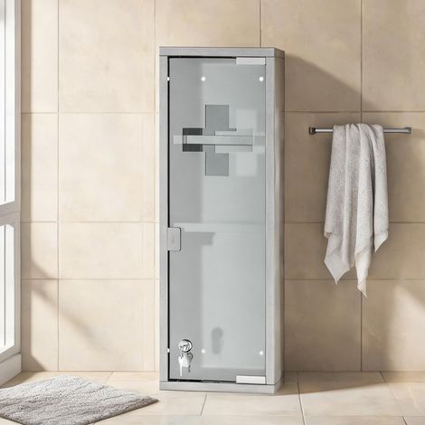 Meuble de salle de bain 3 niveaux 20 x 12 x 58 cm (1/5)