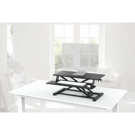 Hama modelo ajustable elevador de escritorio negro 800 x 400 mm