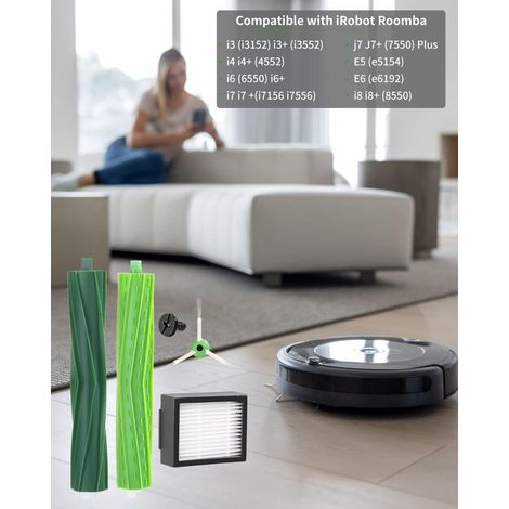 Accessoires de Remplacement aspirateur compatible pour iRobot Roomba Kit série et i E5 E6 i7 i7+ i3 i3+ i4 i4+ i6 i6+ j7 j7+ i8 (1/5)