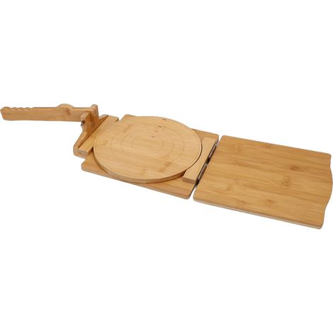 Presse à tortilla en bois rotative, presse-pâte en bois, Machine à maïs robuste (1/5)