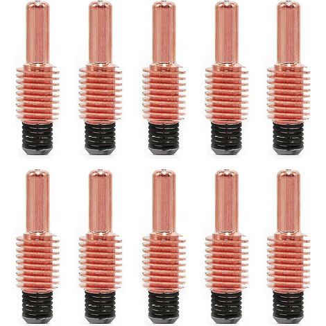 Lot de 10 électrodes pour torche plasma Hypertherm Duramax 220842 105a (1/4)