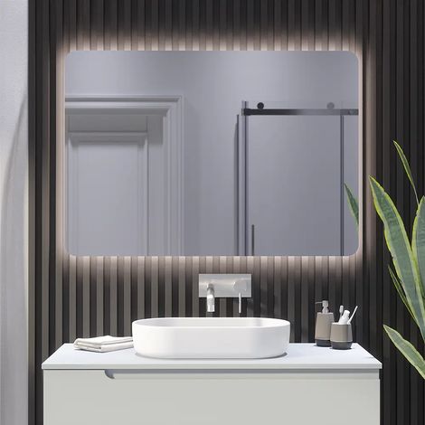 Specchio Led 60x80 cm Retroilluminato con Sensore Touch-screen Anti-impronta Mod. Anka (1/3)