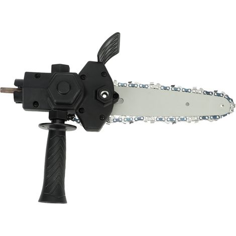 Perceuse électrique modifiée pour tronçonneuse - Accessoire de tronçonneuse - Tronçonneuse électrique à une main pour la coupe du bois - 15,2 cm / 6 pouces (1/5)
