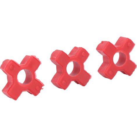 Lot de 10 embouts de liaison pour extracteur de miel électrique, couleur rouge, polyuréthane, amortisseur vibratoire 2.9x2.9x1cm (1/5)