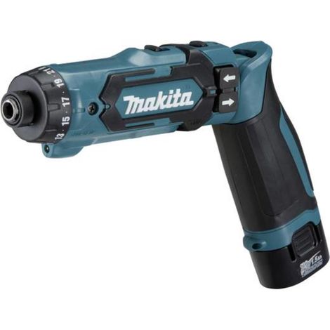 [GEBRAUCHT] B-Ware Makita Df012 Dse Akku Knickschrauber Akkuschrauber 7.2 V  Li Ion 2. Akku Koffer (1/2)