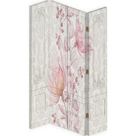 Paravento bilaterale 360, Fiori barocchi - 145x170 (1/5)