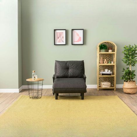 Fauteuil convertible anthracite couchage 175 cm IBARRA (1/5)