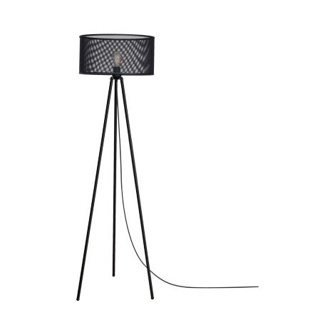 Lampadaire trépied noir abat-jour E27 15W Felix Luminex