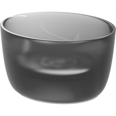 Vasque à poser Frosted Smoke OVAL BOWL RIHO 38x33 cm solid surface (1/3)