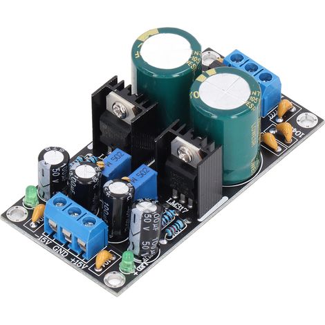 LM317/LM337 Spannungsreglermodul, einstellbares stabilisiertes Netzteil, 10–24 V AC-Eingang (1/5)