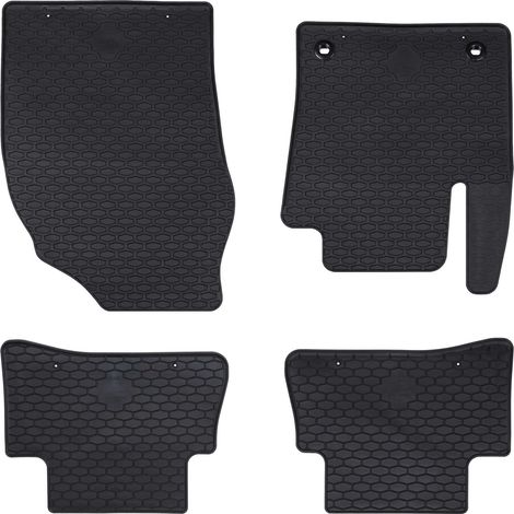 Car Mat 4 pcs Black suitable for Toyota C-HR hybrid 2017-2023 vidaXL