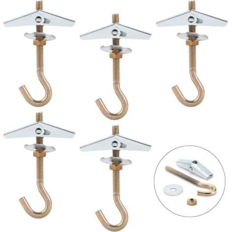 Haken Decke, M6x85mm Haken Befestigung Decke, Haken Lüster Decke (5 Stück) (1/5)