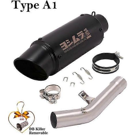 Para Suzuki Gsf650 Gsf1250 Gsx650f Gsf 650 1250 Gsx 650f 2007 - 2018 Sistema De Escape De Motocicleta Silenciador Db Killer Escape Moto Tubo( Type A1) (1/5)
