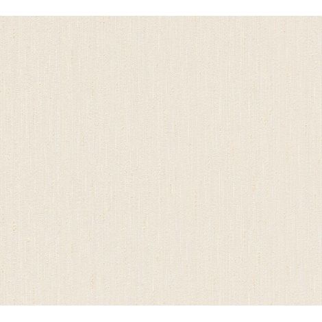 Papier peint monochrome beige orangé Tapisserie intissée aspect textile idéale pour salle de bains Papier peint pour salon (1/6)