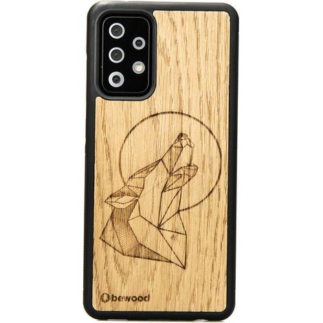Holzhülle für Samsung Galaxy A52/A52s 5G, Wolf-Eiche (1/3)