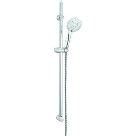 Garniture de douche Style chromé, barre 650 mm
