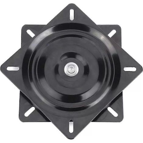 Siège de bateau pivotant de 15 cm (6 pouces) pour bateau de pêche ou bateau marin. Rotation à 360°. Noir universel. (1/5)