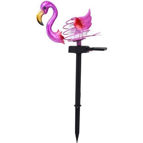 Lampe solaire pour pelouse en fer forgé, motif animal, étanche IP67, éclairage décoratif pour allée, jardin (1/5)