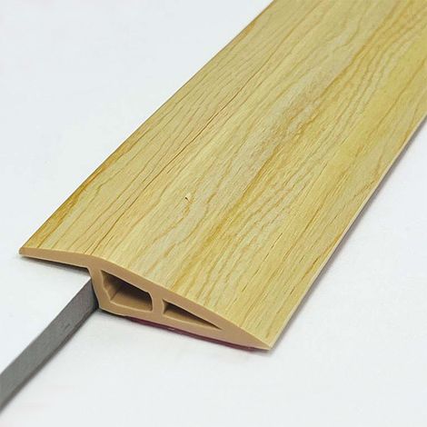 Bordure de rampe de porte, bande de bordure de plancher, 70MM20MM1M, grain de bois d'origine (1/5)